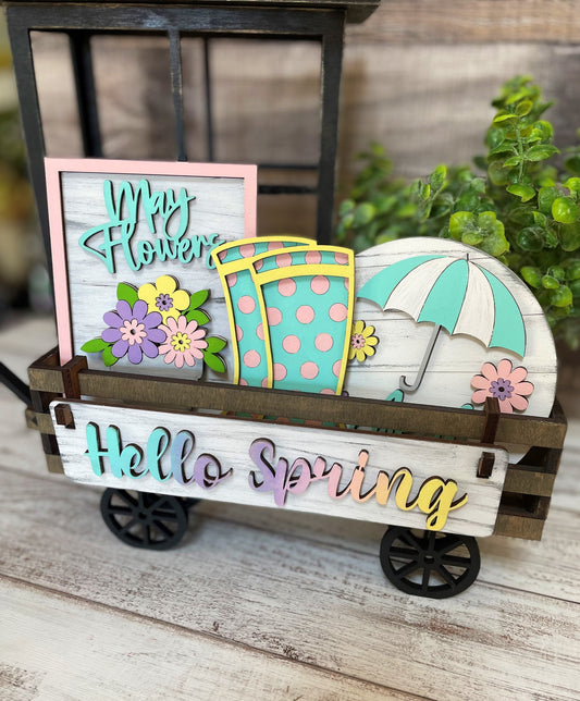April Showers Interchangeable Kit (Wagon / Raised Shelf)