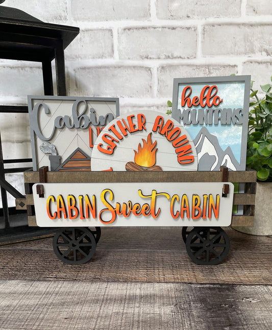Cabin Life Interchangeable Kit (Wagon / Raised Shelf)