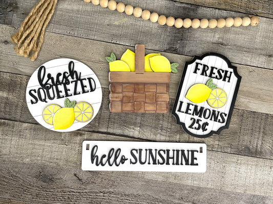 Lemon Basket Interchangeable Kit (Wagon / Raised Shelf)