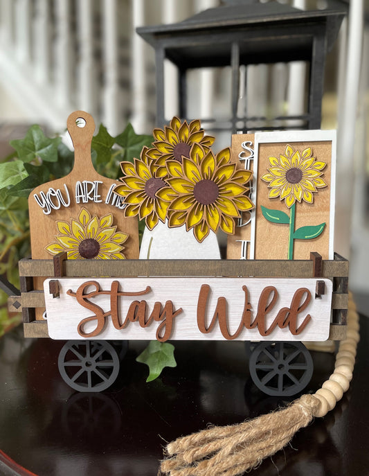 Sunflowers Interchangeable Kit (Wagon / Raised Shelf)