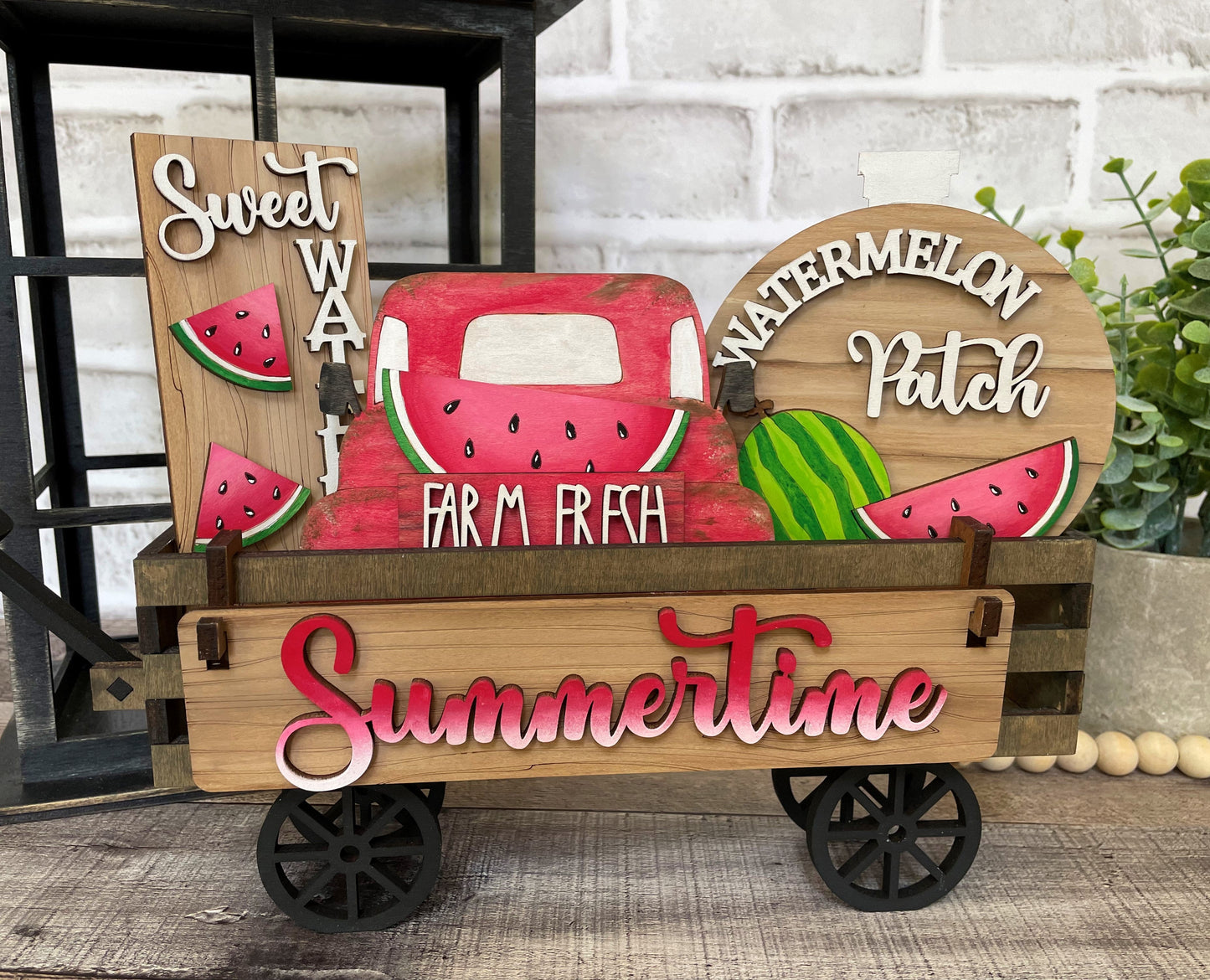 Watermelon Interchangeable Project (Wagon / Raised Shelf)