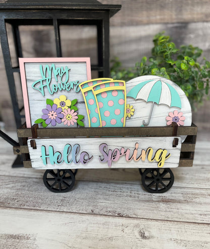 April Showers Interchangeable Kit (Wagon / Raised Shelf)