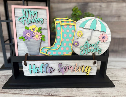 April Showers Interchangeable Kit (Wagon / Raised Shelf)