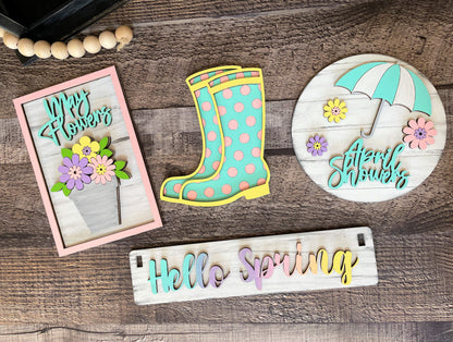 April Showers Interchangeable Kit (Wagon / Raised Shelf)