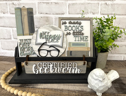Book Lover Interchangeable Kit (Wagon / Raised Shelf)