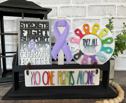 Cancer Awareness Interchangeable Kit (Wagon / Raised Shelf)