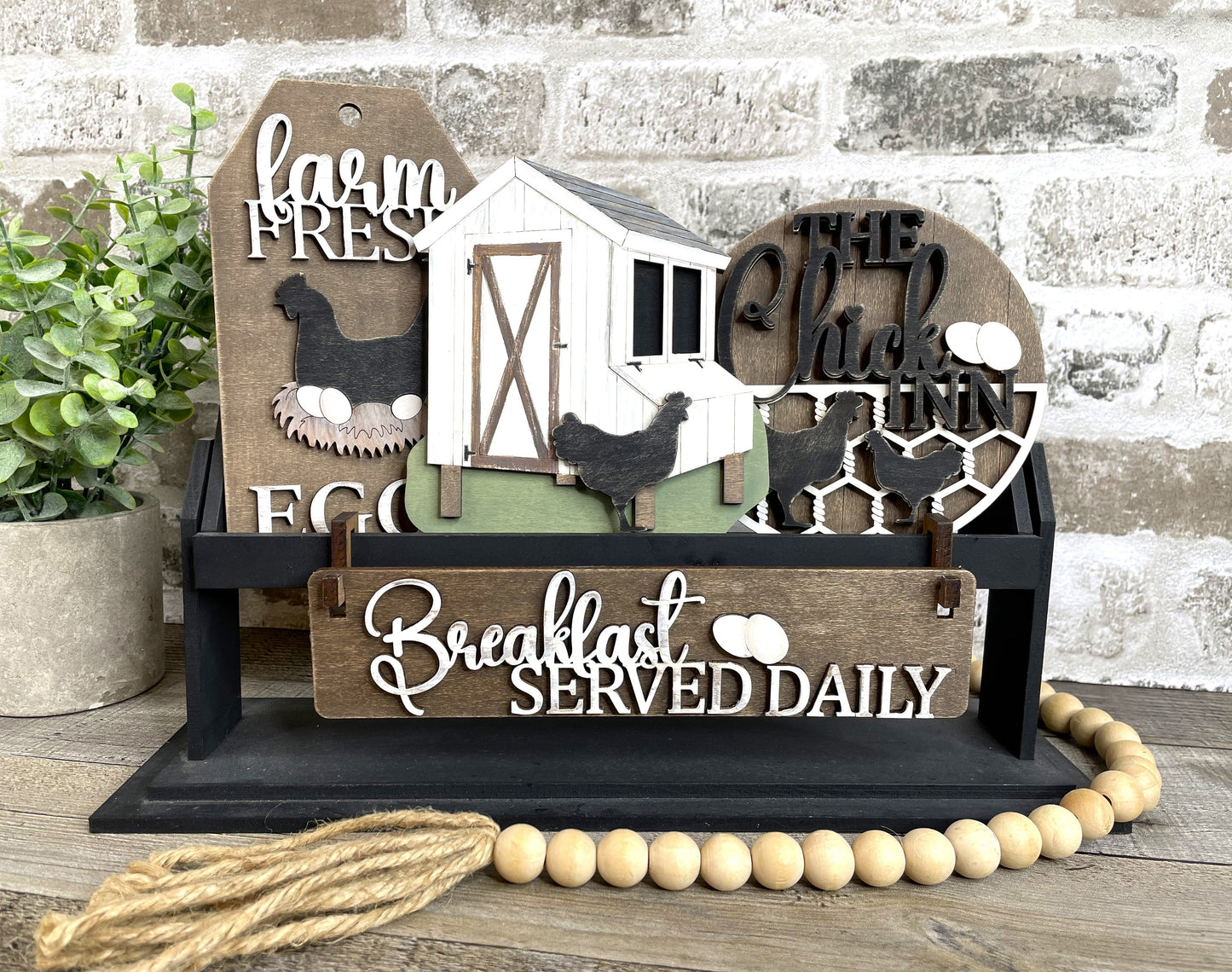 Chickens Interchangeable Kit (Wagon / Raised Shelf)