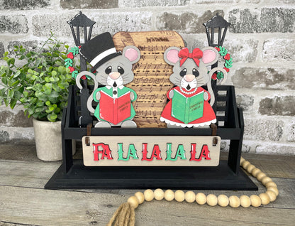 Christmas Caroling Interchangeable Kit (Wagon / Raised Shelf)