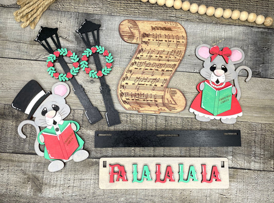 Christmas Caroling Interchangeable Project (Wagon / Raised Shelf)
