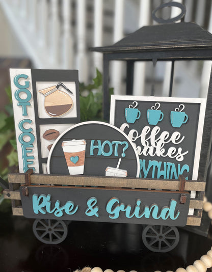 Coffee Interchangeable Kit (Wagon / Raised Shelf)