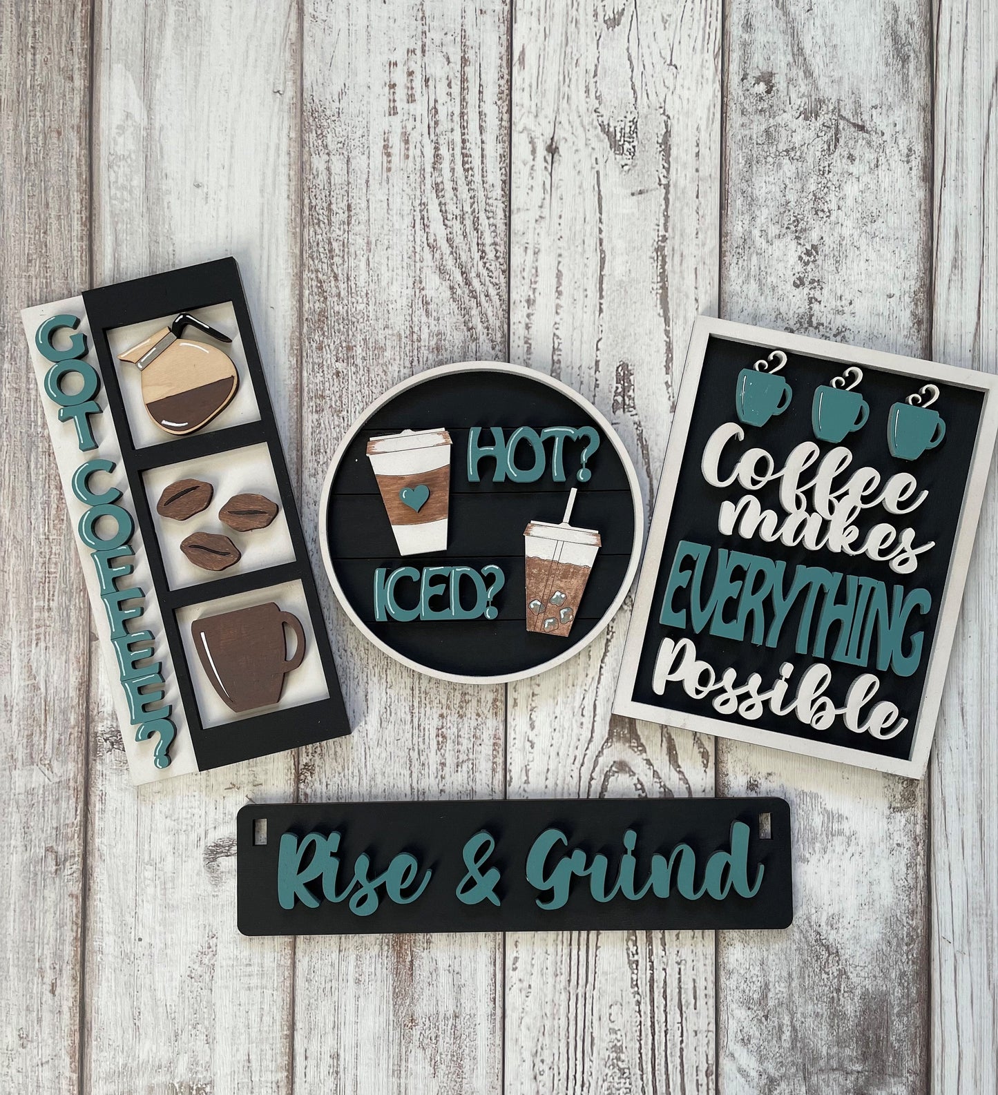 Coffee Interchangeable Kit (Wagon / Raised Shelf)