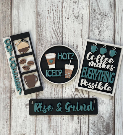 Coffee Interchangeable Kit (Wagon / Raised Shelf)