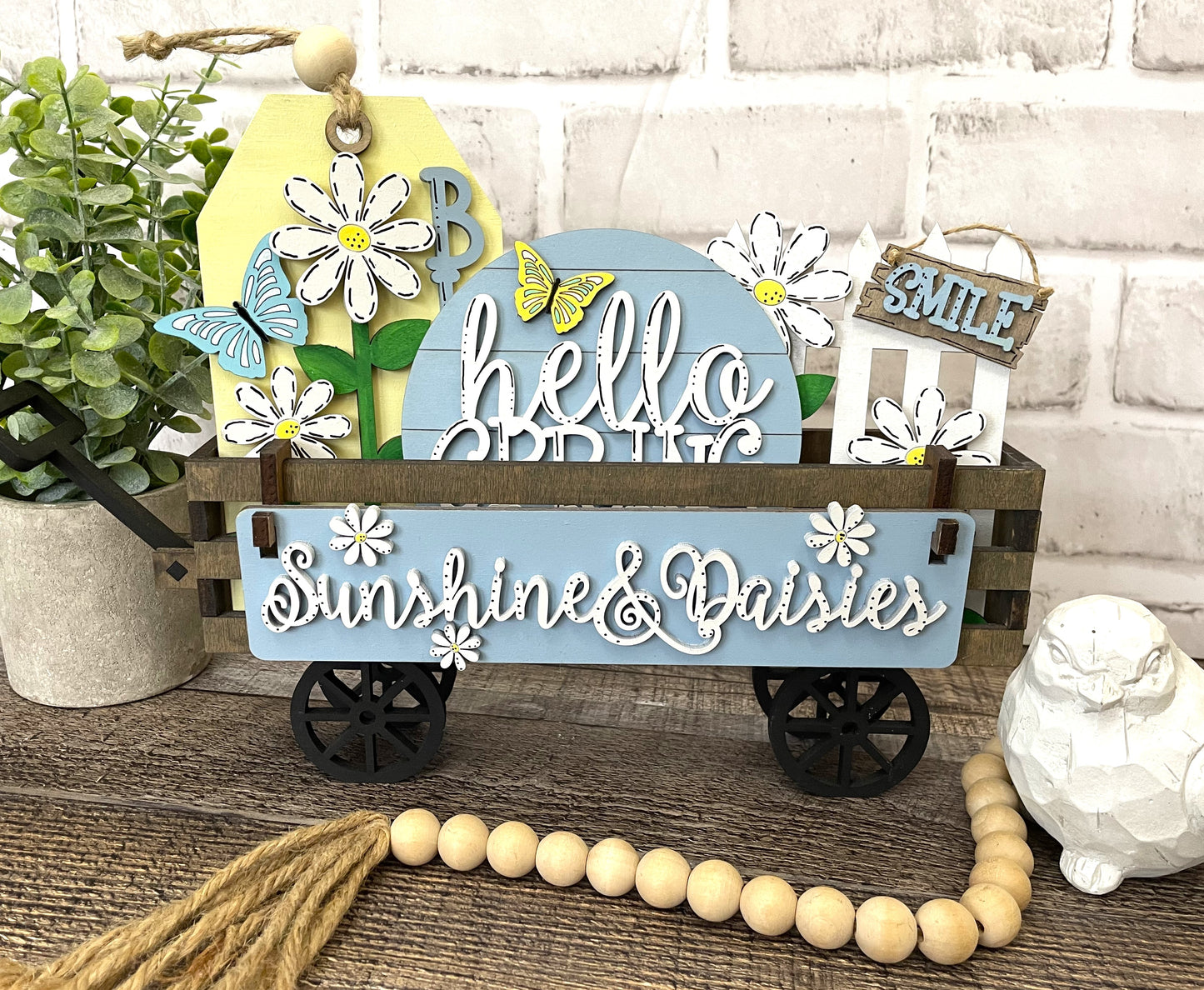 Daisies Interchangeable Kit (Wagon / Raised Shelf)