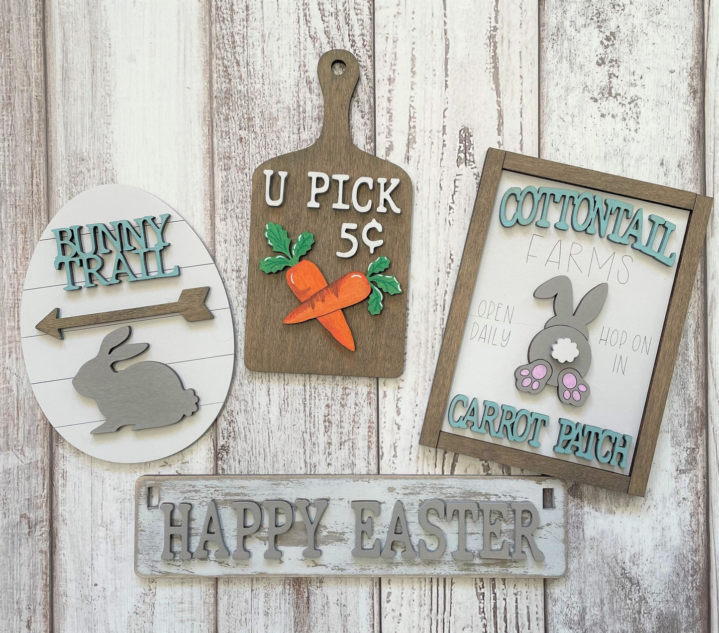 Easter Bunny Interchangeable Project (Wagon / Raised Shelf)