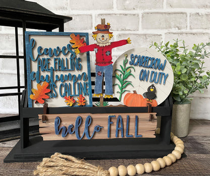 Fall Scarecrow Interchangeable Kit (Wagon / Raised Shelf)
