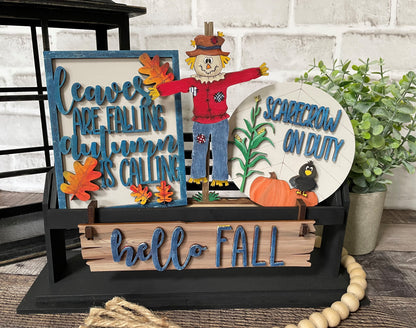 Fall Scarecrow Interchangeable Kit (Wagon / Raised Shelf)
