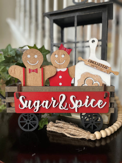 Gingerbread Interchangeable Kit (Wagon / Raised Shelf)