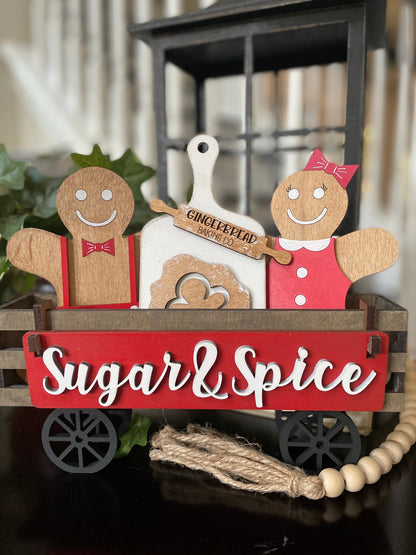 Gingerbread Interchangeable Kit (Wagon / Raised Shelf)