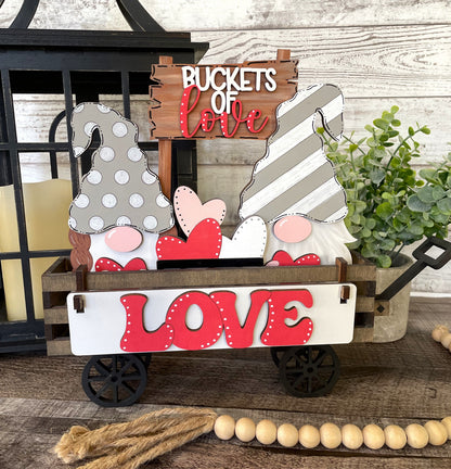Gnome Love Interchangeable Kit (Wagon / Raised Shelf)