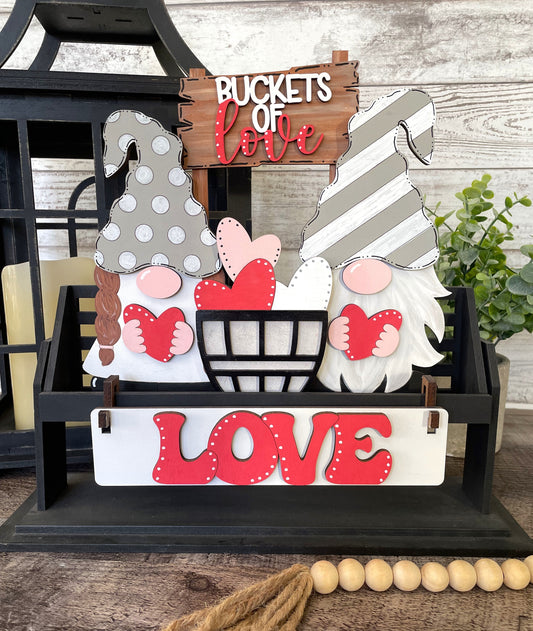 Gnome Love Interchangeable Kit (Wagon / Raised Shelf)