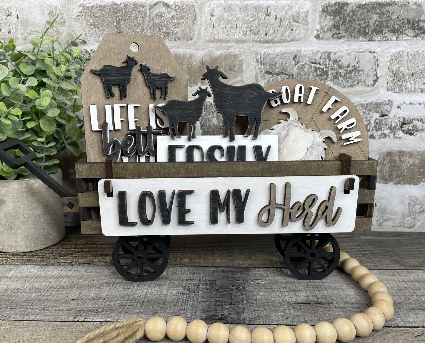 Goats Interchangeable Kit (Wagon / Raised Shelf)