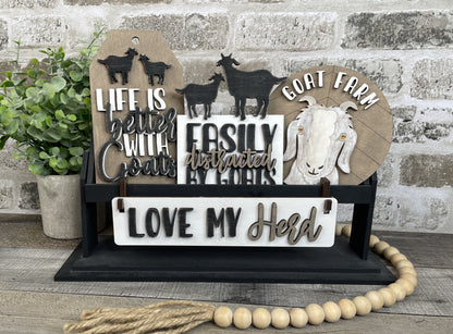 Goats Interchangeable Kit (Wagon / Raised Shelf)