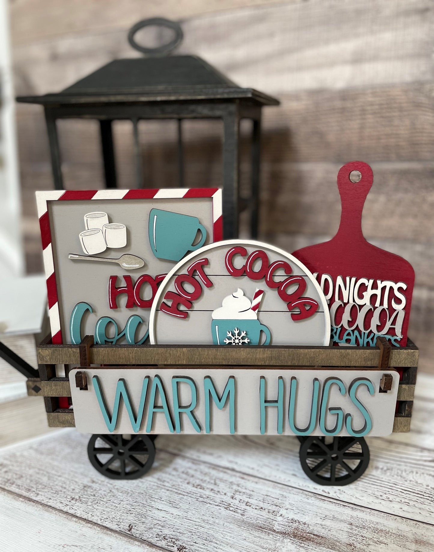 Hot Cocoa Interchangeable Kit (Wagon / Raised Shelf)