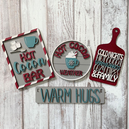 Hot Cocoa Interchangeable Kit (Wagon / Raised Shelf)