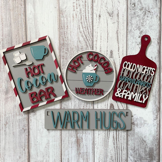 Hot Cocoa Interchangeable Kit (Wagon / Raised Shelf)