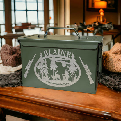 Personalized Engraved Ammo Can – Custom Hunting, Fishing & Outdoor Storage Box