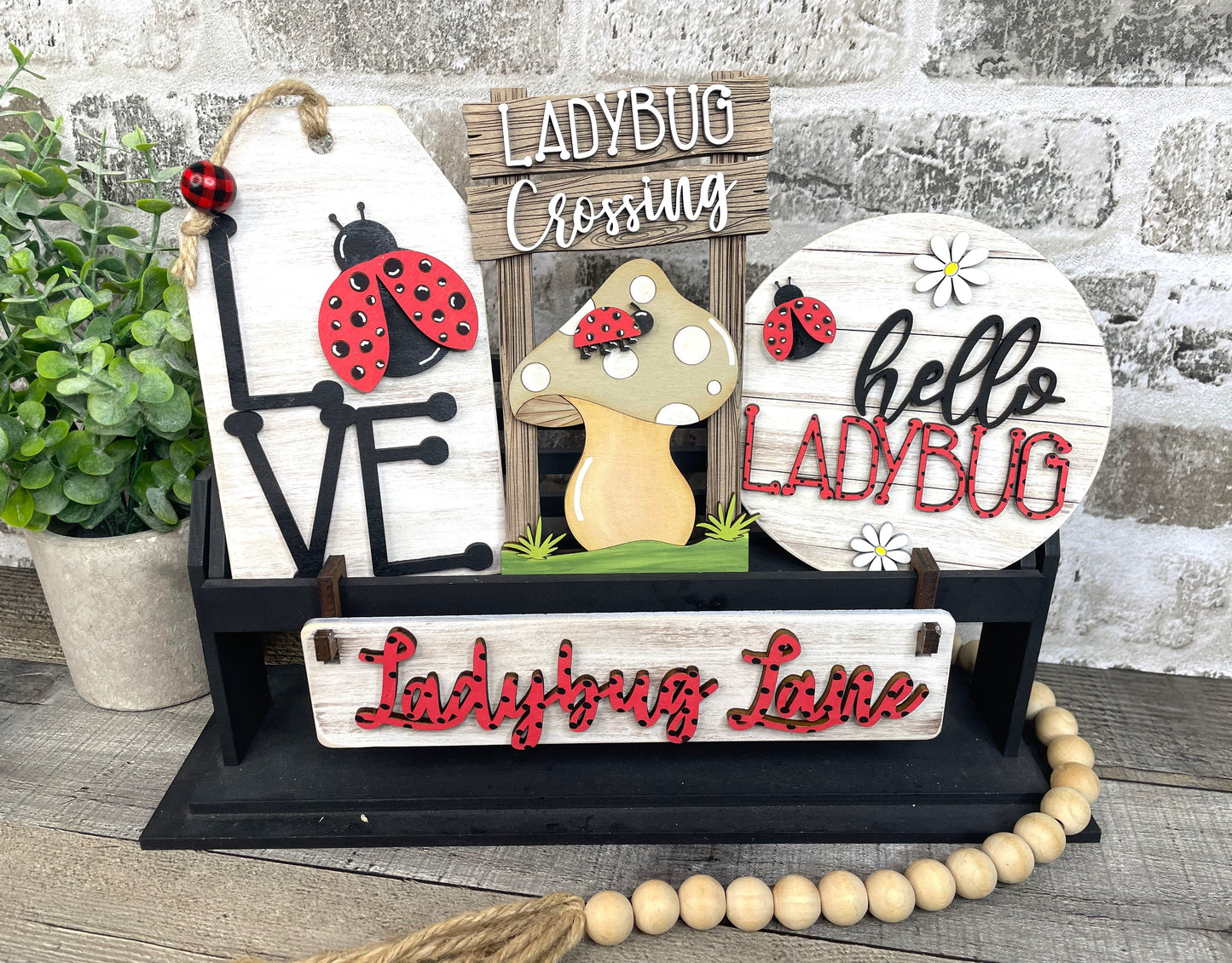 Ladybug Interchangeable Kit (Wagon / Raised Shelf)