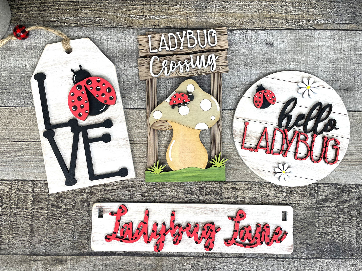 Ladybug Interchangeable Kit (Wagon / Raised Shelf)