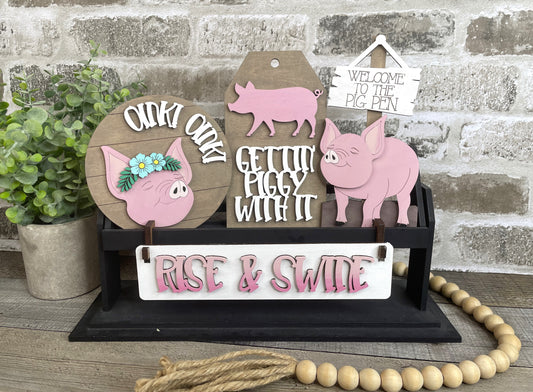 Pigs Interchangeable Kit (Wagon / Raised Shelf)