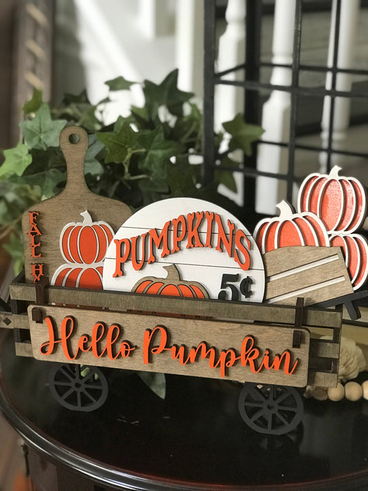 Pumpkins Interchangeable Kit (Wagon / Raised Shelf)