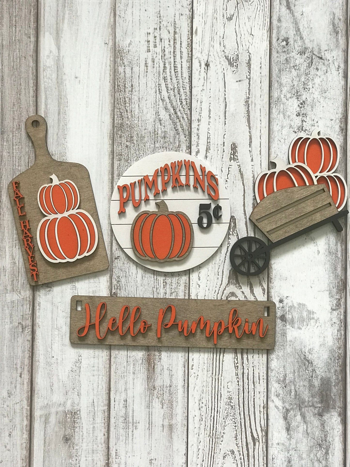 Pumpkins Interchangeable Kit (Wagon / Raised Shelf)