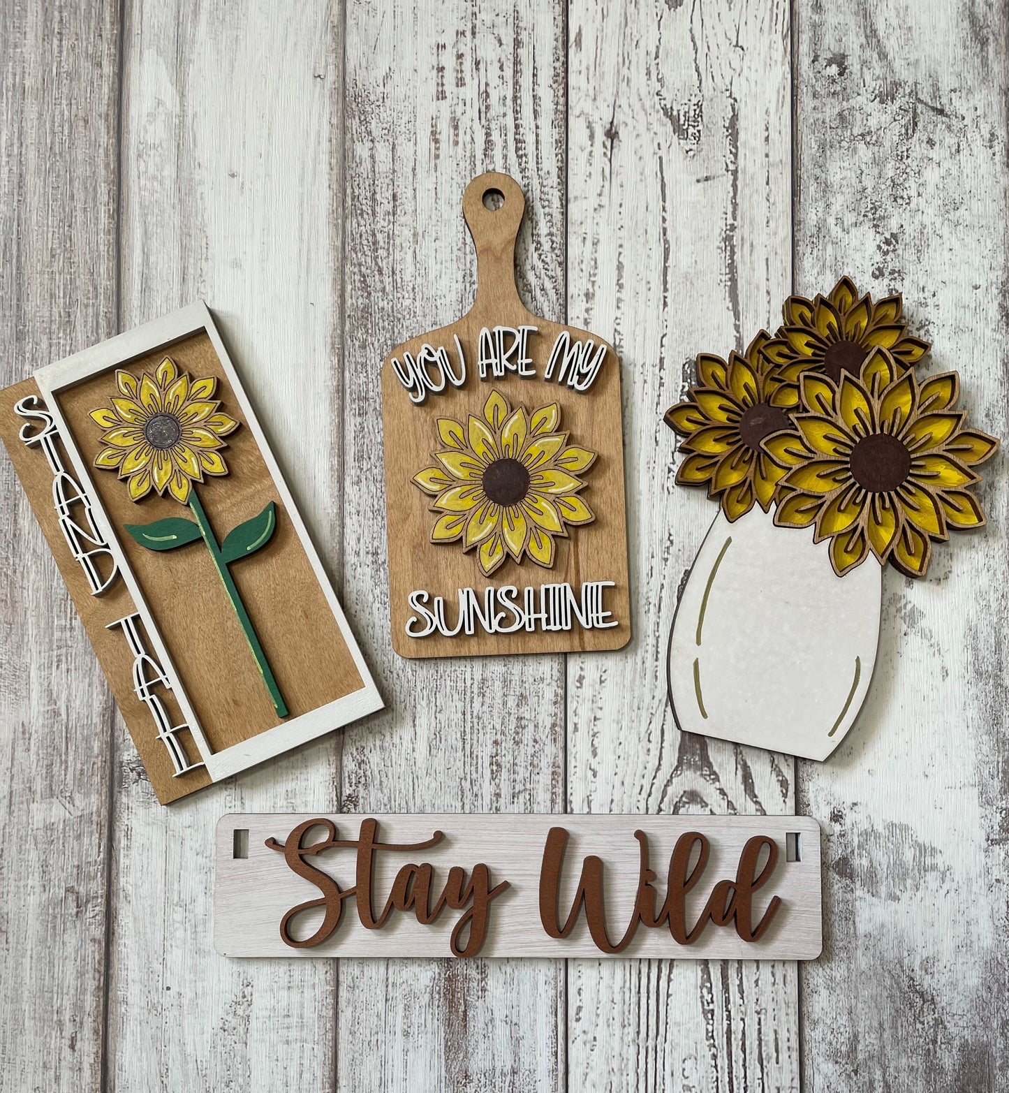 Sunflowers Interchangeable Kit (Wagon / Raised Shelf)