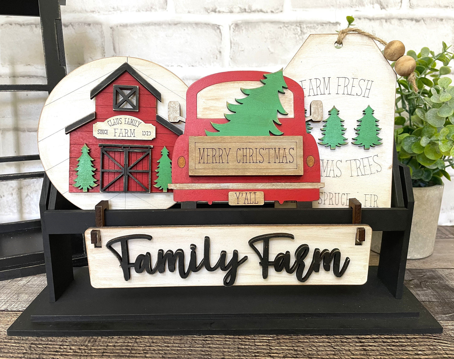 Christmas Truck Interchangeable Project (Wagon / Raised Shelf)