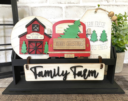 Truck Christmas Interchangeable Kit (Wagon / Raised Shelf)