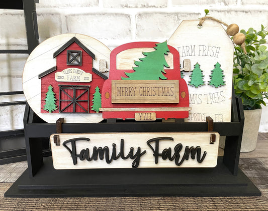 Christmas Truck Interchangeable Project (Wagon / Raised Shelf)