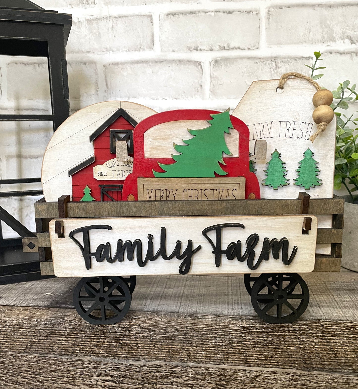Christmas Truck Interchangeable Project (Wagon / Raised Shelf)