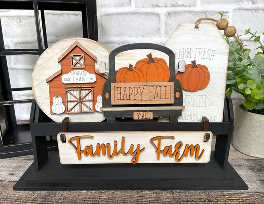 Truck Pumpkins Interchangeable Kit (Wagon / Raised Shelf)