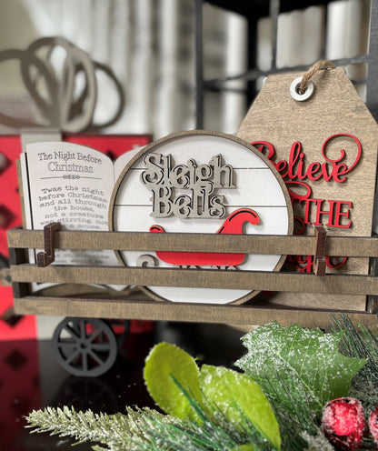 Vintage Christmas Interchangeable Kit (Wagon / Raised Shelf)