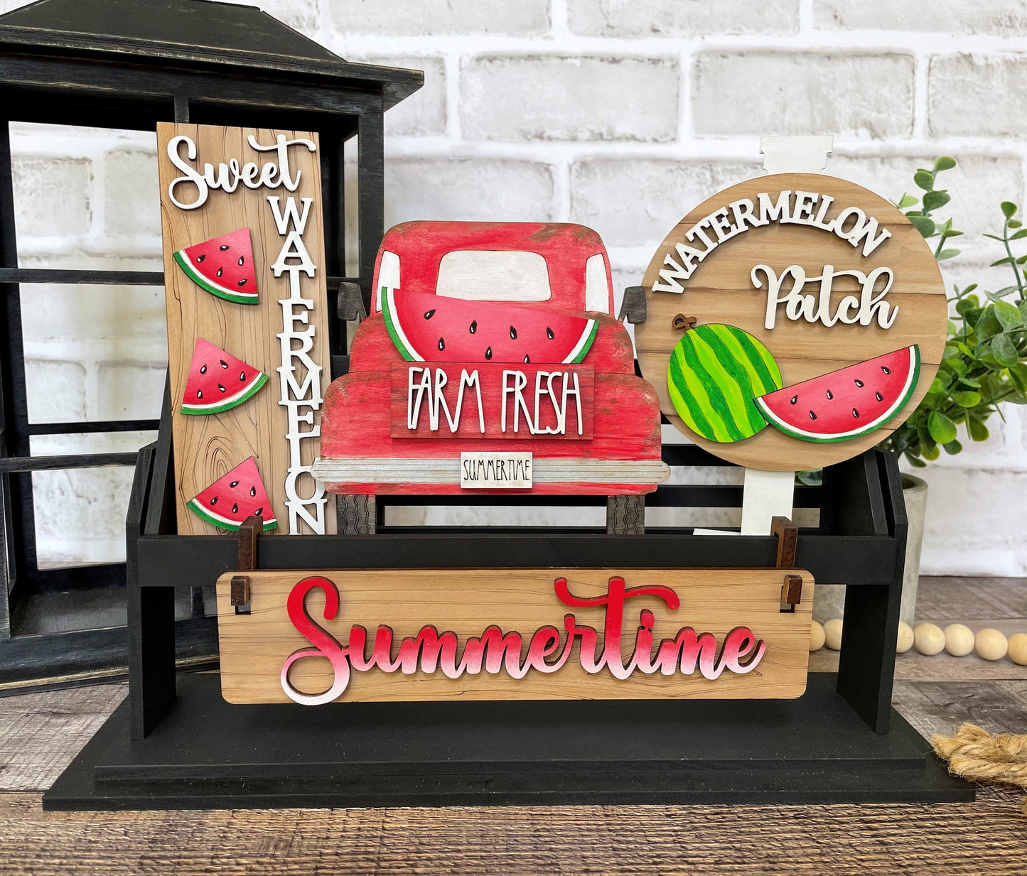 Watermelon Interchangeable Project (Wagon / Raised Shelf)