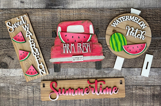 Watermelon Interchangeable Project (Wagon / Raised Shelf)
