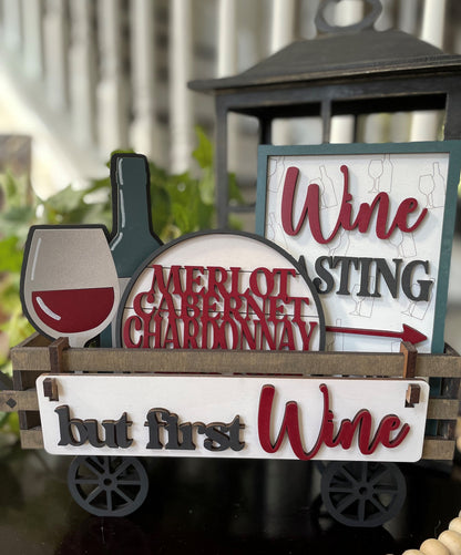 Wine Interchangeable Kit (Wagon / Raised Shelf)
